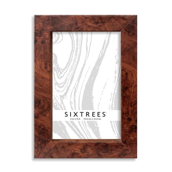 Sixtrees BU20280 8 x 10 in. Kelley Burl Blond Natural Bark Picture Frame