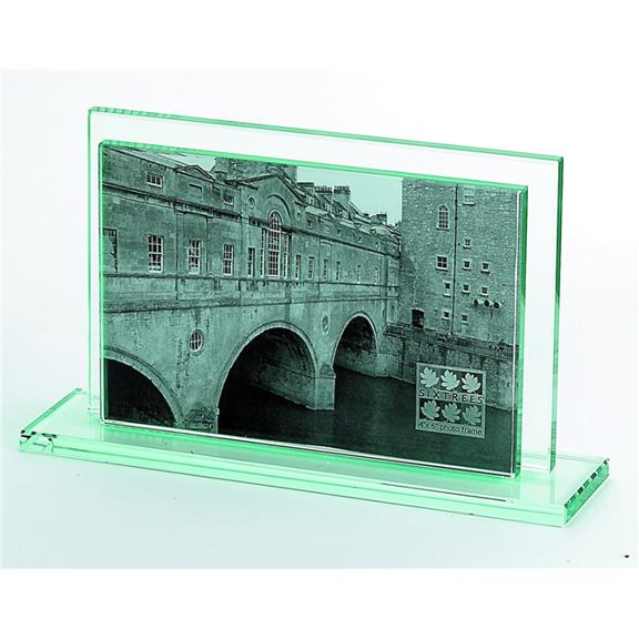 Sixtrees GT72357H 5 x 7 in. Deco Glass Picture Frame