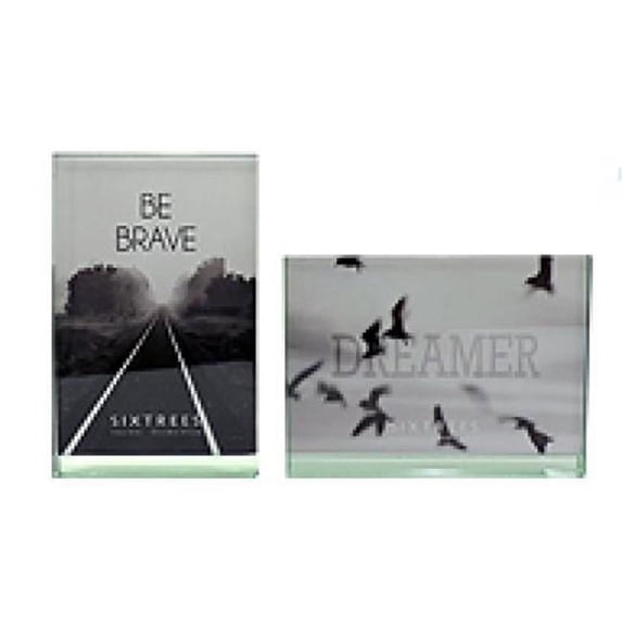 Sixtrees GT72557V 5 x 7 in. Level Glass Picture frame, Clear
