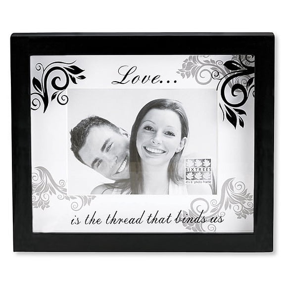 b i LOVE i b br Matted series by Sixtrees - 4x6