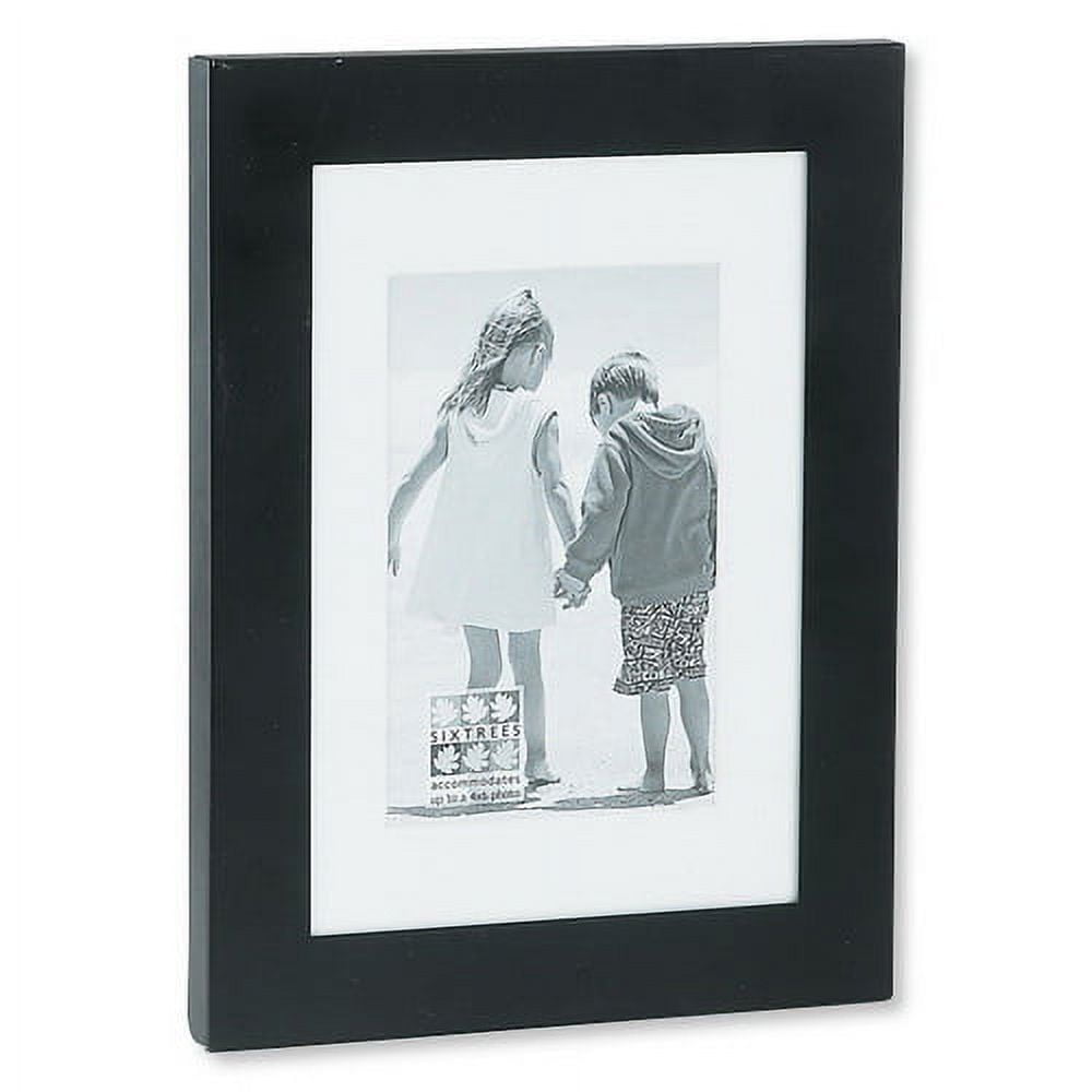 Sixtrees Metro Matted Black Photo Frame5x7