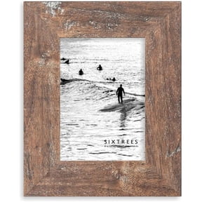 Sixtrees WD16457 5 x 7 in. Cole Brown Bark Picture Frame