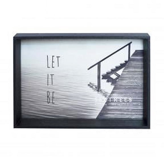 Sixtrees WD18246 4 x 6 in. Tyrell Black Frame