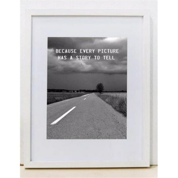 Sixtrees WD229114-80 11 x 14 in. Logan White Wall Hanging Frame