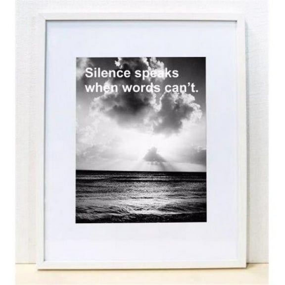 Sixtrees WD22916-14 16 x 20 in. Logan White Frame