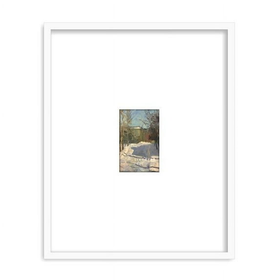 Sixtrees WD2291620-46 16 x 20 in. Logan White M2 Wood Picture Frame