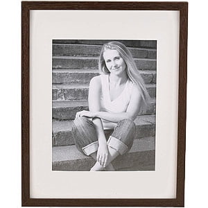 Sixtrees WD23280-57 8 in. x 10 in. Logan2 Walnut 5 in. x 7 in. - Print