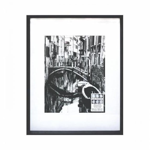 Sixtrees WD237114 16 x 20 in. Berkley Wall Hanging Frame, Black