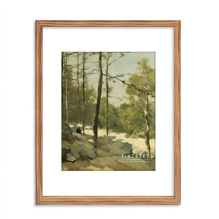 Sixtrees WD28414-80 11 x 14 in. Carly Zebra Wood Picture