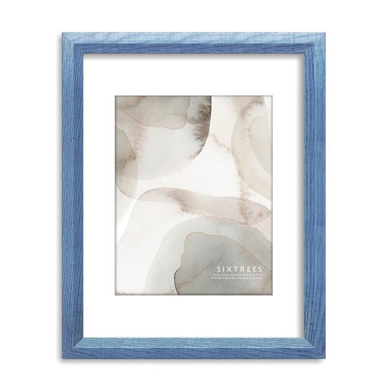 Sixtrees WD78514-80 11 x 14 in. Bryce Blue M2 Picture Frame