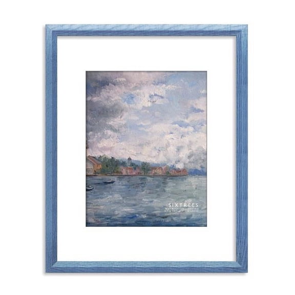 Sixtrees WD78516-14 16 x 20 in. Bryce Blue M2 Picture Frame