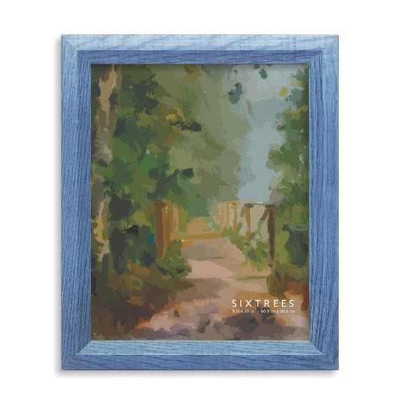 Sixtrees WD78580 8 x 10 in. Bryce Blue Picture Frame