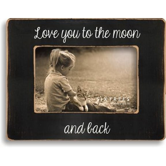 Sixtrees WD87346 Love You To The Moon And Back Frame
