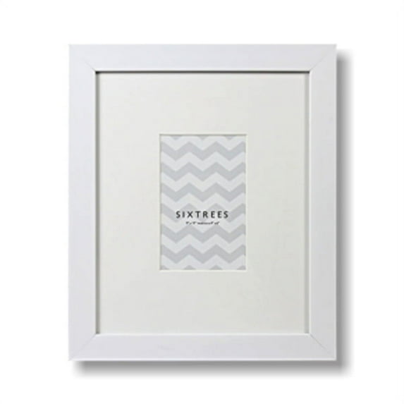 Sixtrees Wall Frame, Matted-White-8x10