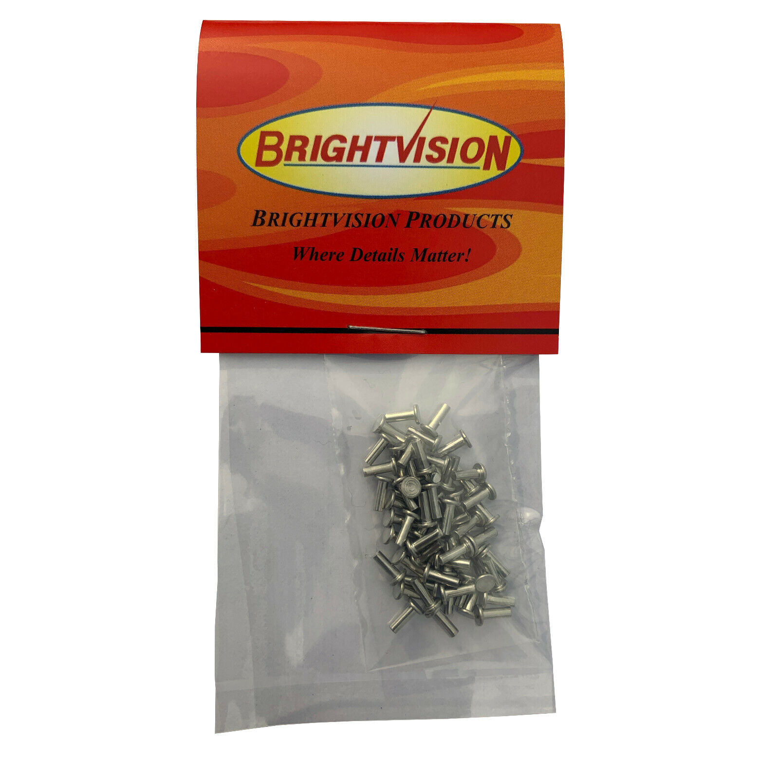 Die Cast Rivets Sixty Brightvision Flat Head Replacement Rivets for Die-Cast ...