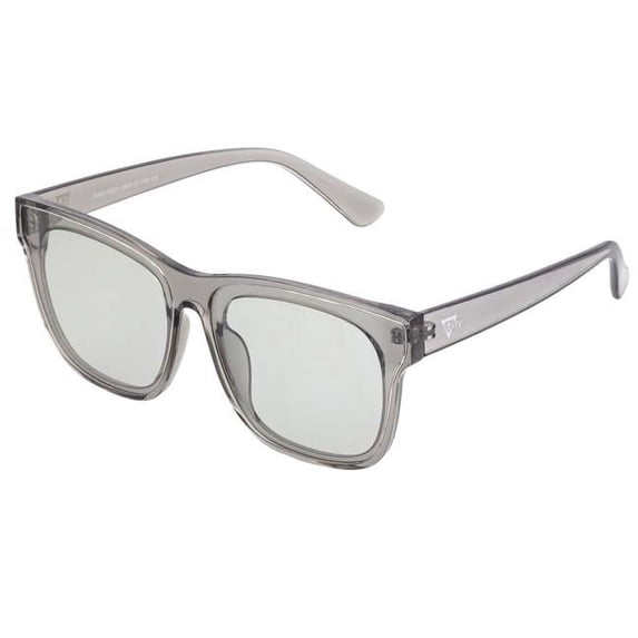 Sixty One SIXS112GY Delos Polarized Sunglasses, Grey & Clear