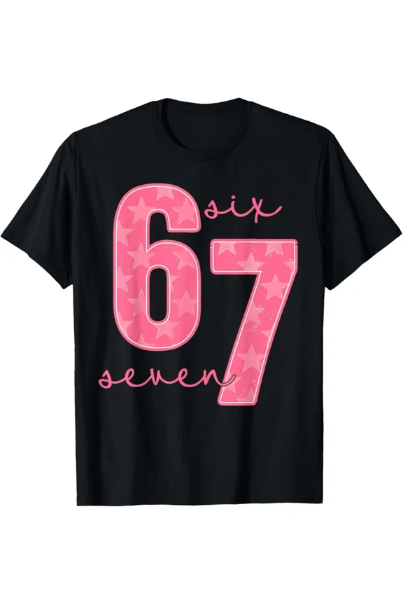 Sixty Seven Funny Meme Design Gift For Parent Partner Coworker Unisex T-Shirt, up to Size 5XL