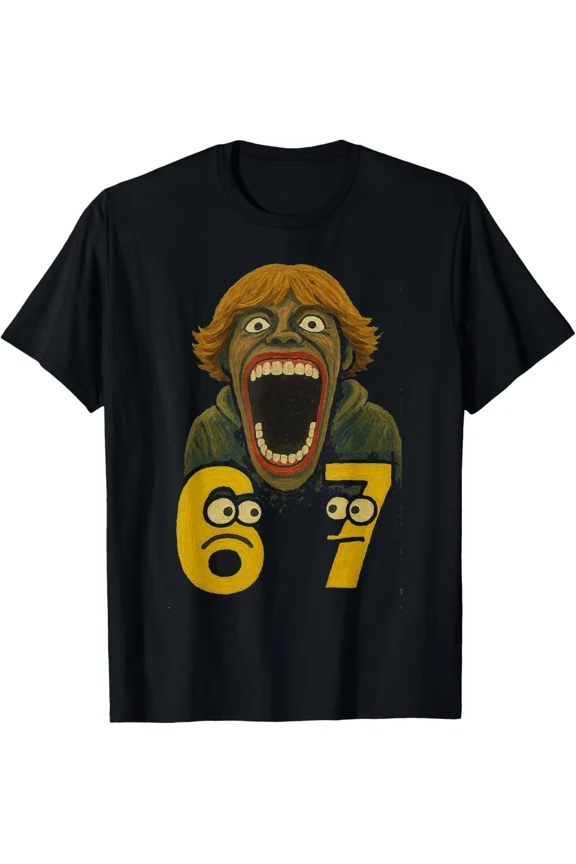 Sixty Seven Meme Design Funny Number Humor Gift For Parent Partner Unisex T-Shirt, up to Size 5XL