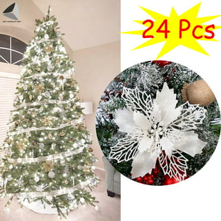  KI Store Christmas Glitter Picks Sprays Set of 20 for Christmas  Tree Decoration Wreath Garland Floral Arrangement (Purple) : Home & Kitchen
