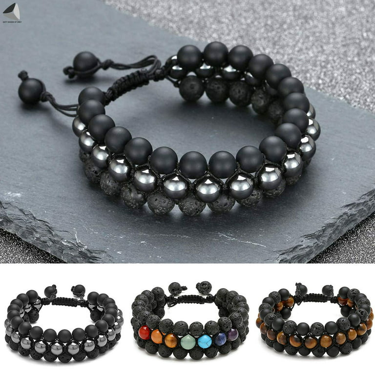  Black Beaded Bracelets