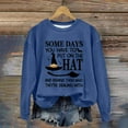 thumbnail image 1 of Sixuan Halloween Sweatshirt, Womens Fall Fashion 2024 Hoodies for Women, Women'S Some Days You Have To Put On The Hat Casual Sweatshirt, 1 of 4