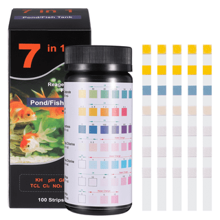 VILLNO 9-in-1 Aquarium Test Strips – 120 Strips, Quick Water Testing For Freshwater & Saltwater-470331