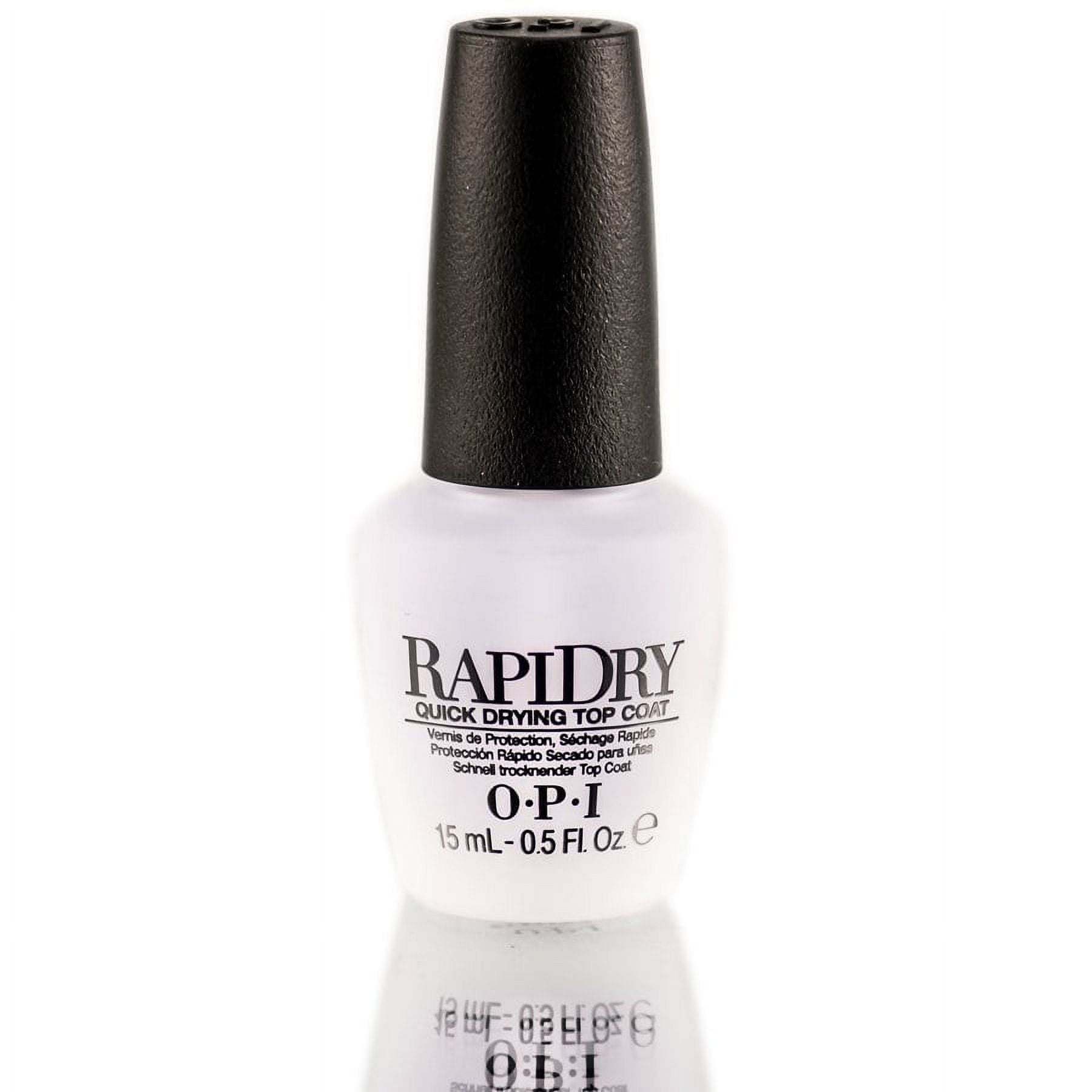 Size 0.5 oz, OPI RapiDry Rapid Dry Top Coat Pack of 1 w/