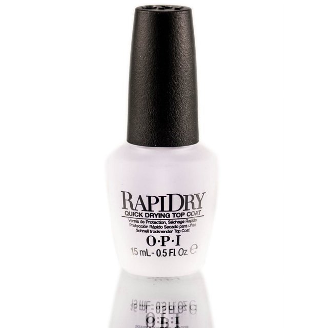 Size 0.5 oz, OPI RapiDry Rapid Dry Top Coat Pack of 1 w/