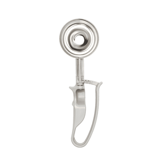 Size 08 VODOMAX Heavy Duty Stainless Steel Food Disher & Scoop, 3.64 oz, Grey
