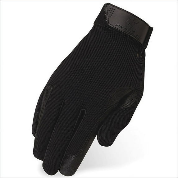 Size 10 Heritage Tackified Performance Horse Riding Glove Black