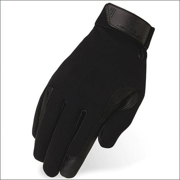 Size 10 Heritage Tackified Performance Horse Riding Glove Black
