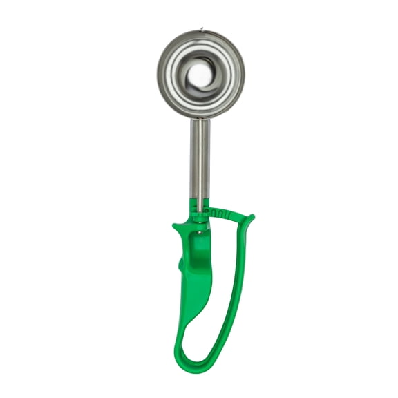 VODOMAX Extended, Best-Rated Food Disher Scoop, 18-10 Stainless Steel 18-10, Gelato Server, #12 (2.78 oz), Green