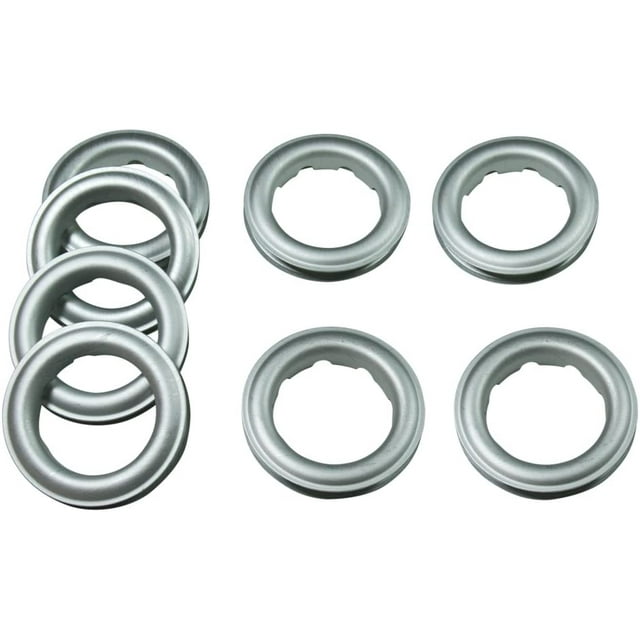 Size 12 Grommet, 1 9/16", 8 Grommets Total, Frost Silver
