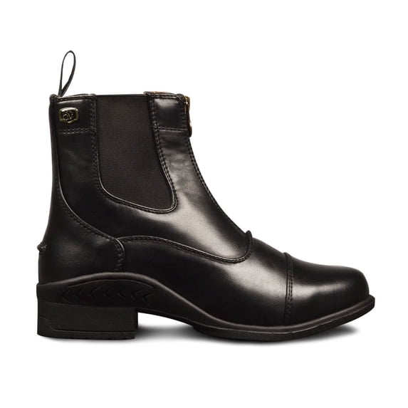OVATION Kid's Quantum Zip Paddock Black Boots, Size: 012 (470804BLK012)