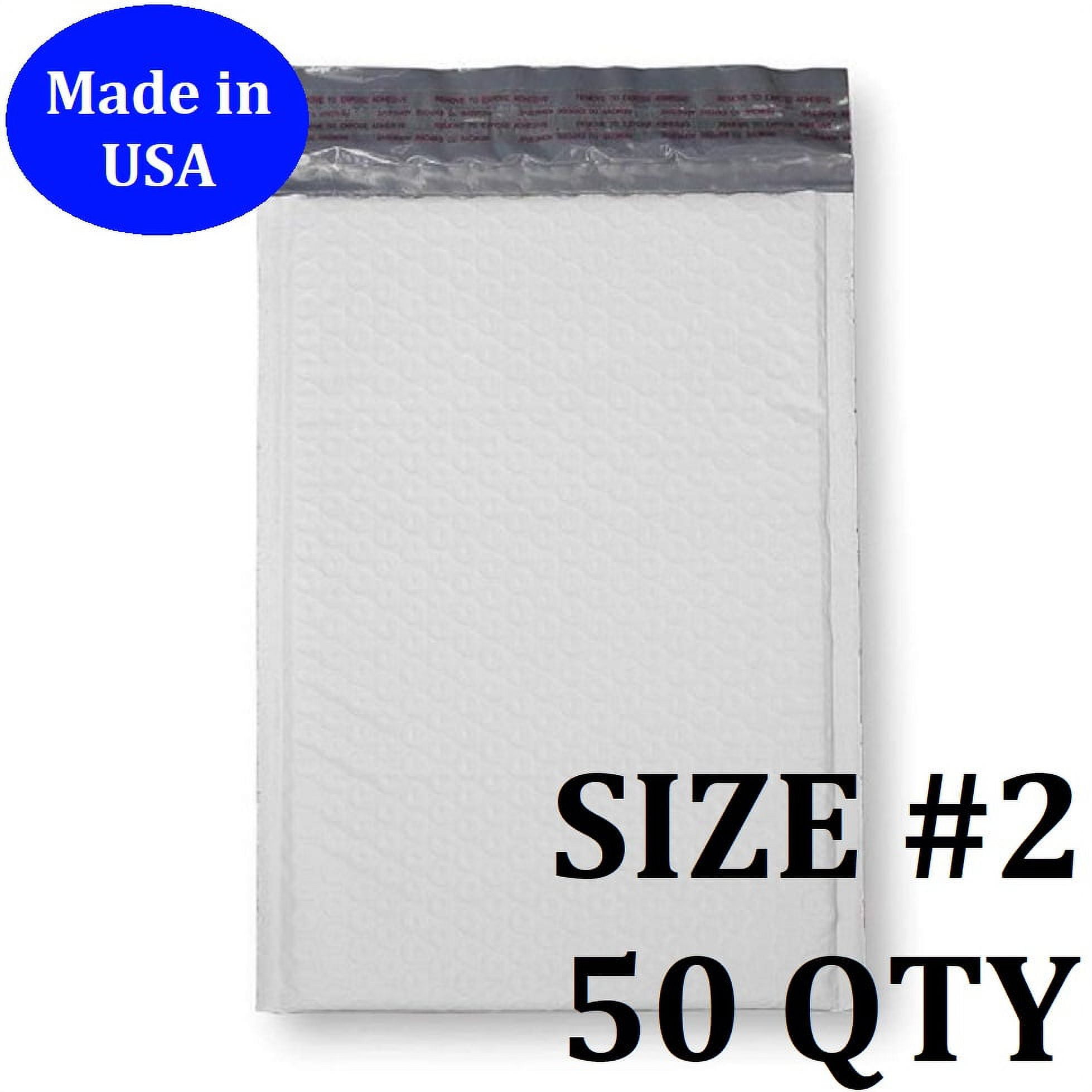 Fuxury Bubble Mailers 8.5x12 Inch - 25 Pack Self-Seal Padded Envelopes, Water Resistant Shipping Bags For Small Business