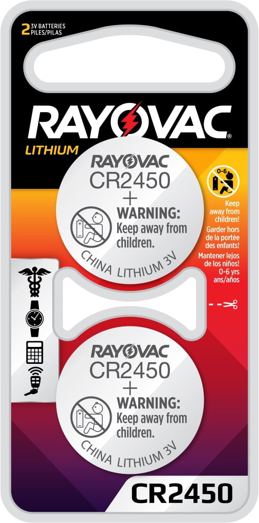 CR2450 Lithium Coin Cell - Rayovac