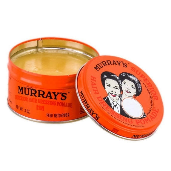 Size : 3 oz , Murray's Superior Hair Dressing Pomade (original) , Hair Scalp Head - Pack of 3 w/ SLEEKSHOP Teasing Comb