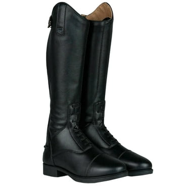 Size 34 Horze Rover Kids Tall Field Leather Boots