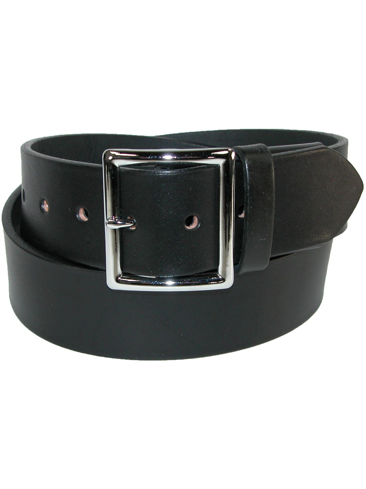Boston Leather Patent Leather Garrison Belt Size 34 Black 1.75” Made USA Boston Leather 1.75 in. Garrison Belt | Curtis Blue Line main image 3