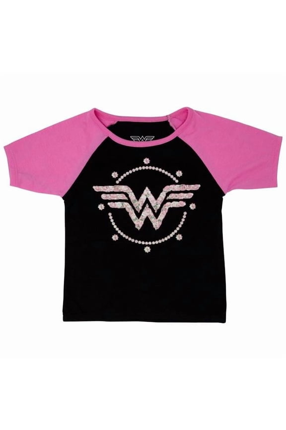 Size 4 Kids Bedazzled Symbol T-Shirt - Size 4