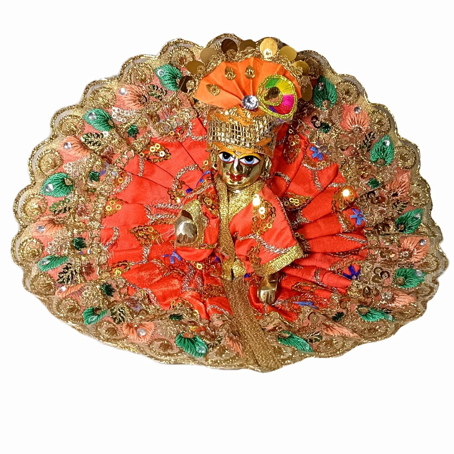 Kanha/Laddu Gopal/Krishna Ji Dress/ Fancy Poshak_Size No. 2 & 4-5