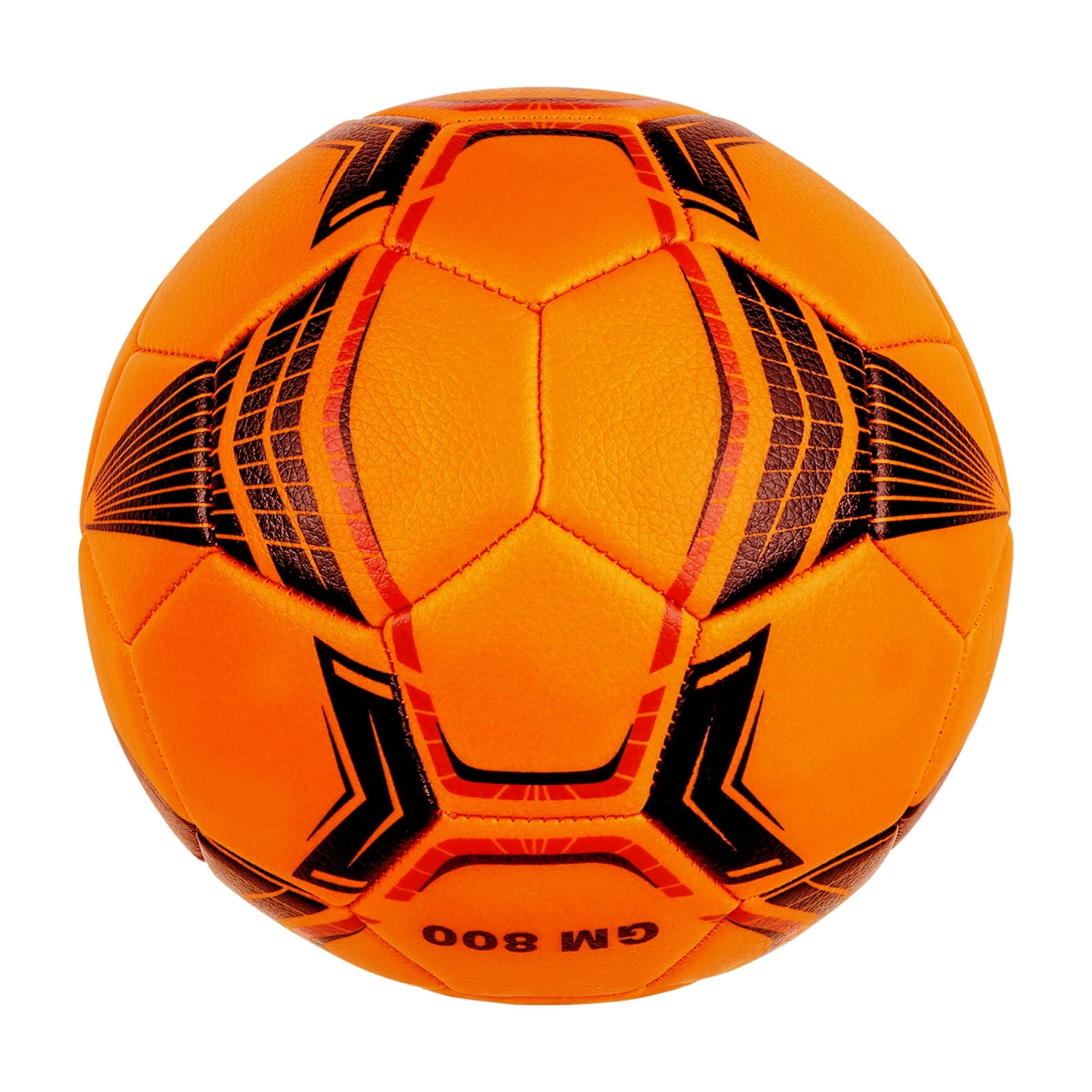 Size 4 Training Futsal Ball, Low Bounce Indoor Soccer Ball (Orange)