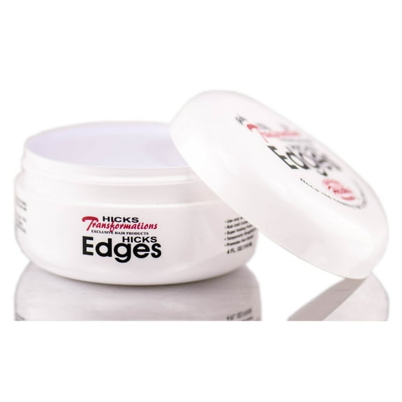 {Size : 4 oz} Hick Edges Pomade w/ SLEEKSHOP Hair Rat Tail Steel Pin Comb for Scalp
