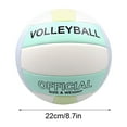 thumbnail image 1 of Size 5 PVC Volleyball, Soft Waterproof Beach and Indoor Outdoor Practice Ball, Multicolor, Gym Training, 1 of 7