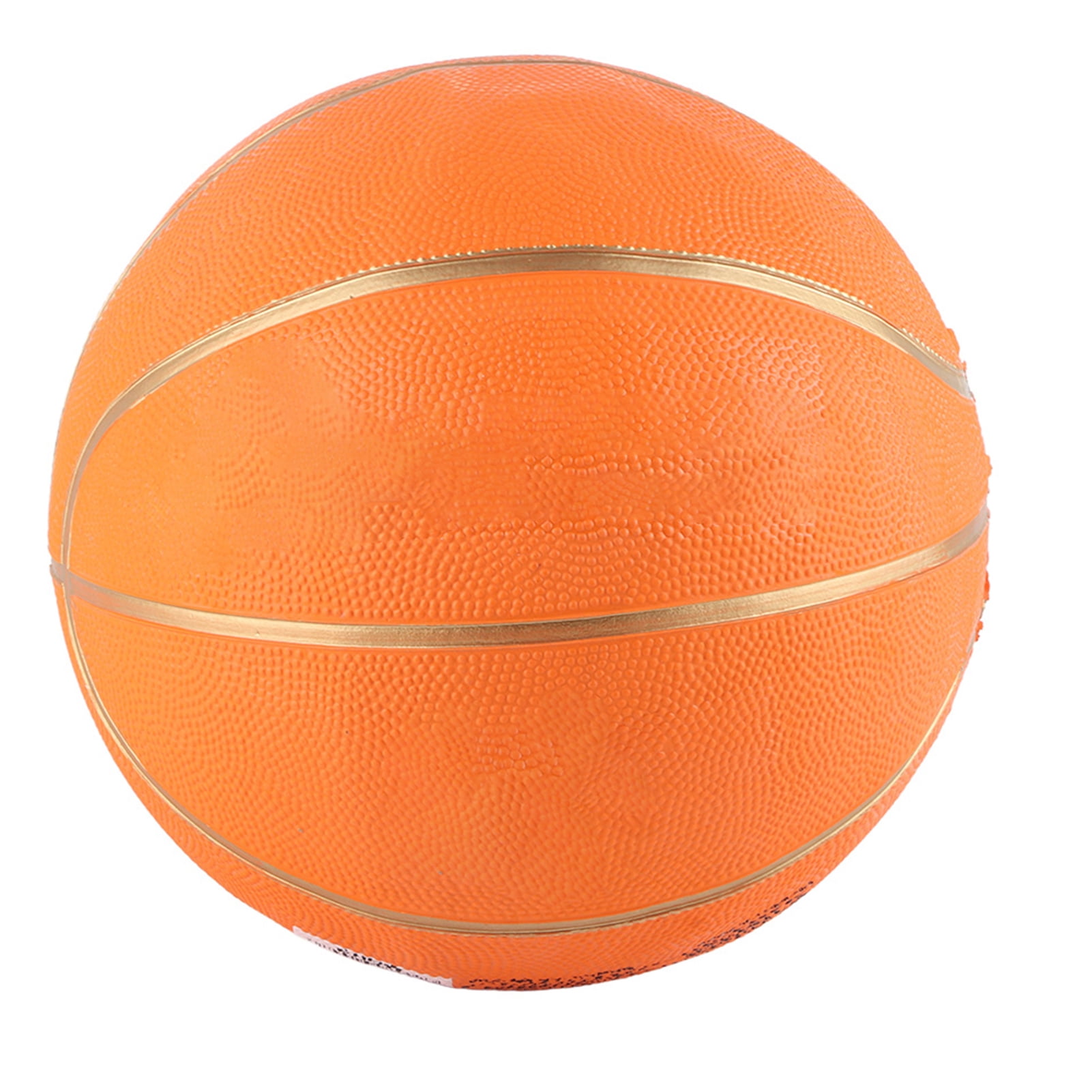 Size 5 Rubber Children Student Sport Training Basketball Orange Gilt