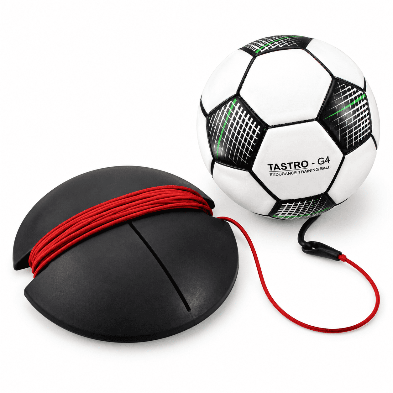 Size 5 Soccer Ball (Adult) Solo Practice Aid with Adjustable Cord and ...