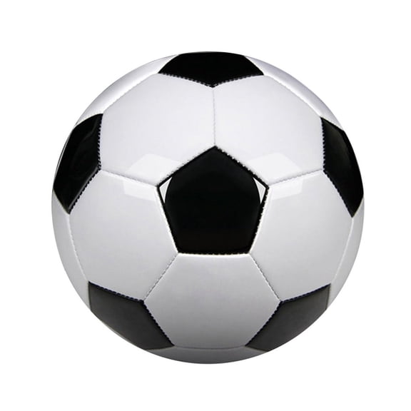 Size 5 Standard Black Training & Match Soccer Ball - 2.7-Inch Thickened Construction Designed For Optimal Impact Absorption, Enhanced Durability, And Long-Lasting Performance -