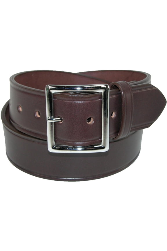 Size 58 Mens Big & Tall Leather 1 3/4 Inch Garrison Belt, Brown