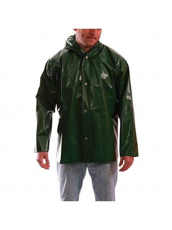 Rubber B1379047 J22168 Iron Eagle Storm Fly Front Hooded Jacket - Green - 5XL