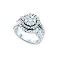 thumbnail image 1 of Size 6 - 14k White Gold Round Diamond Cockail Ring 2.00 Cttw, 1 of 2